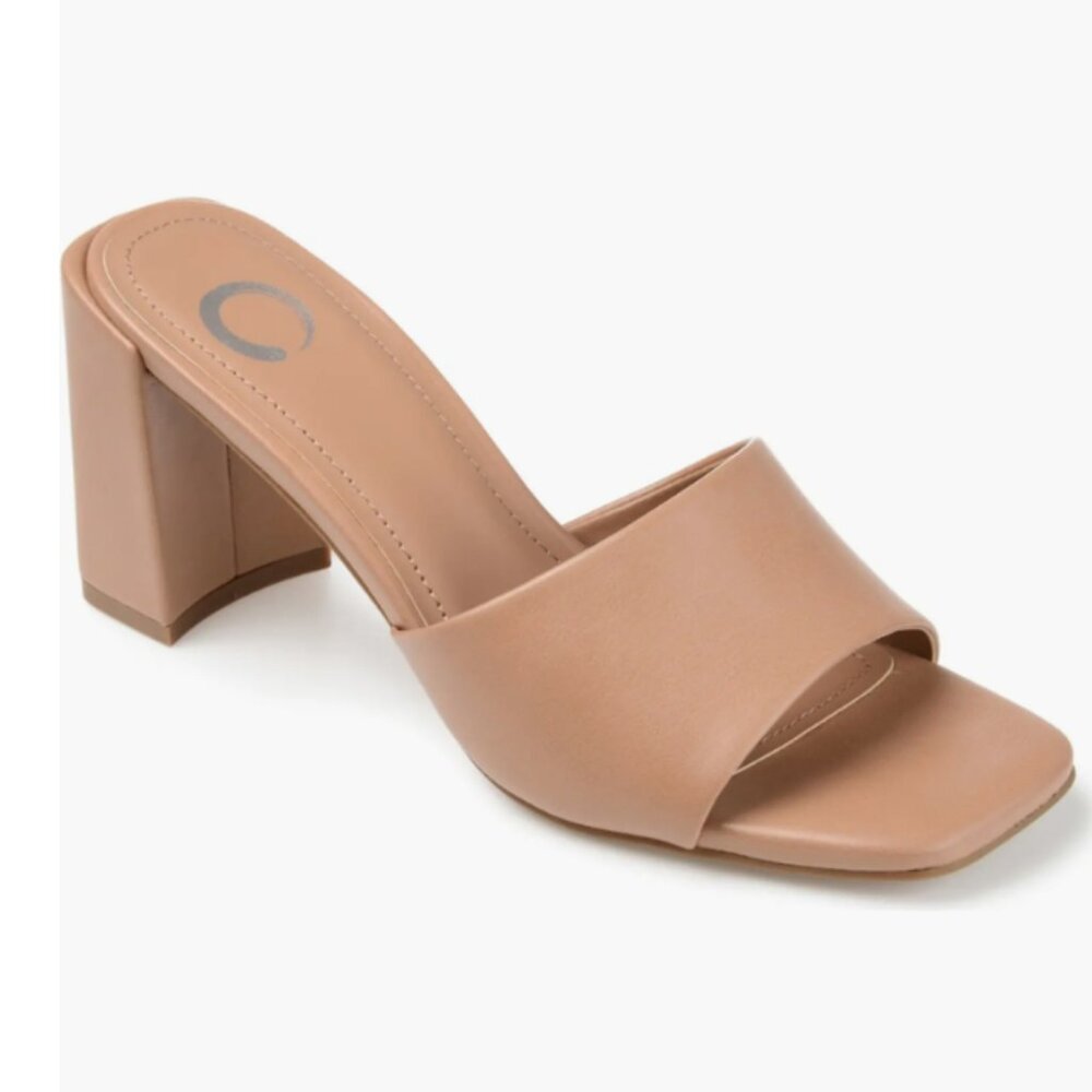 JOURNEE Alisia Block Heel Sandal (Women)